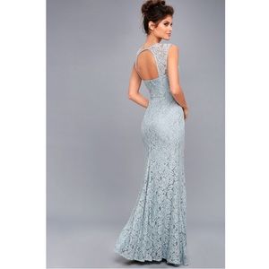 Lace Long Dress / Bridesmaid, Wedding Guest, Prom